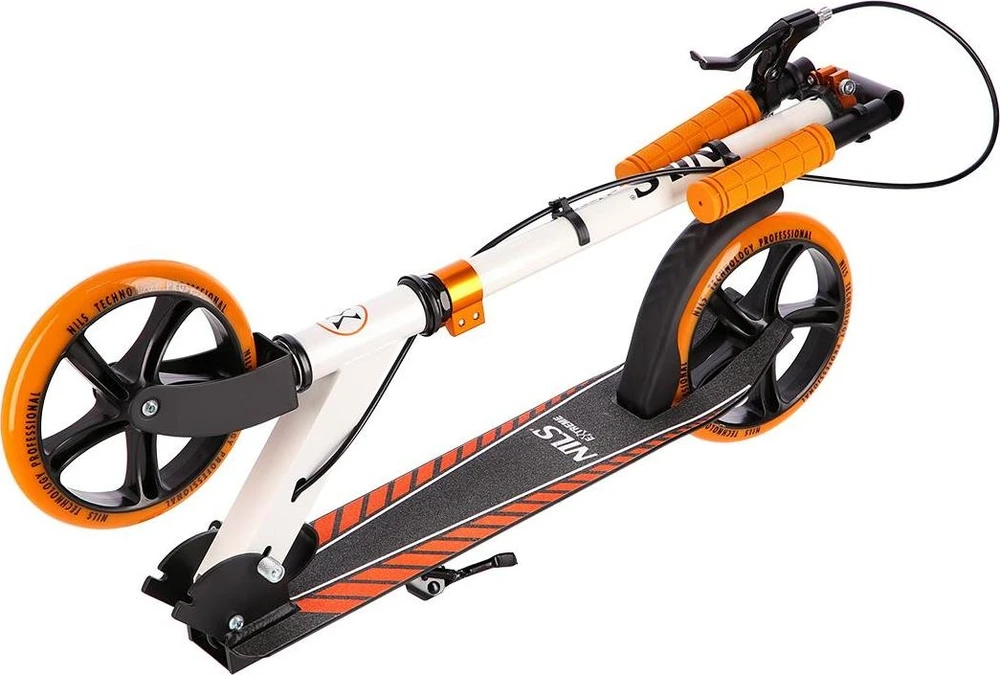 Baltai oranžinis paspirtukas HM0107 Nils Extreme