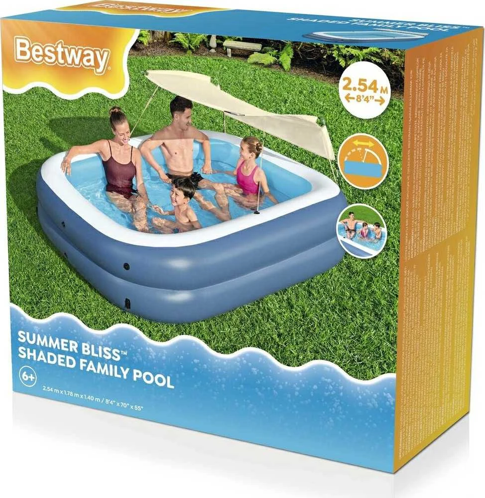 Baseinas 254x178x140cm Su stogu BESTWAY