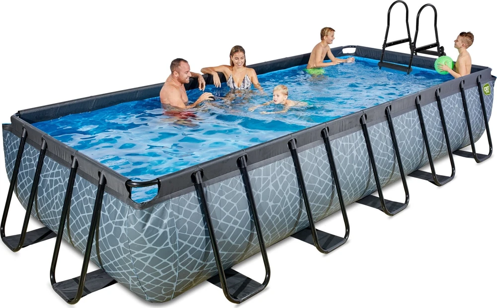 Karkasinis baseinas su smėlio filtru Exit Stone 540x250x100cm