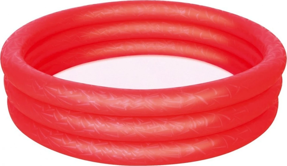 Pripučiamas baseinas raudonas 102x25 cm BESTWAY