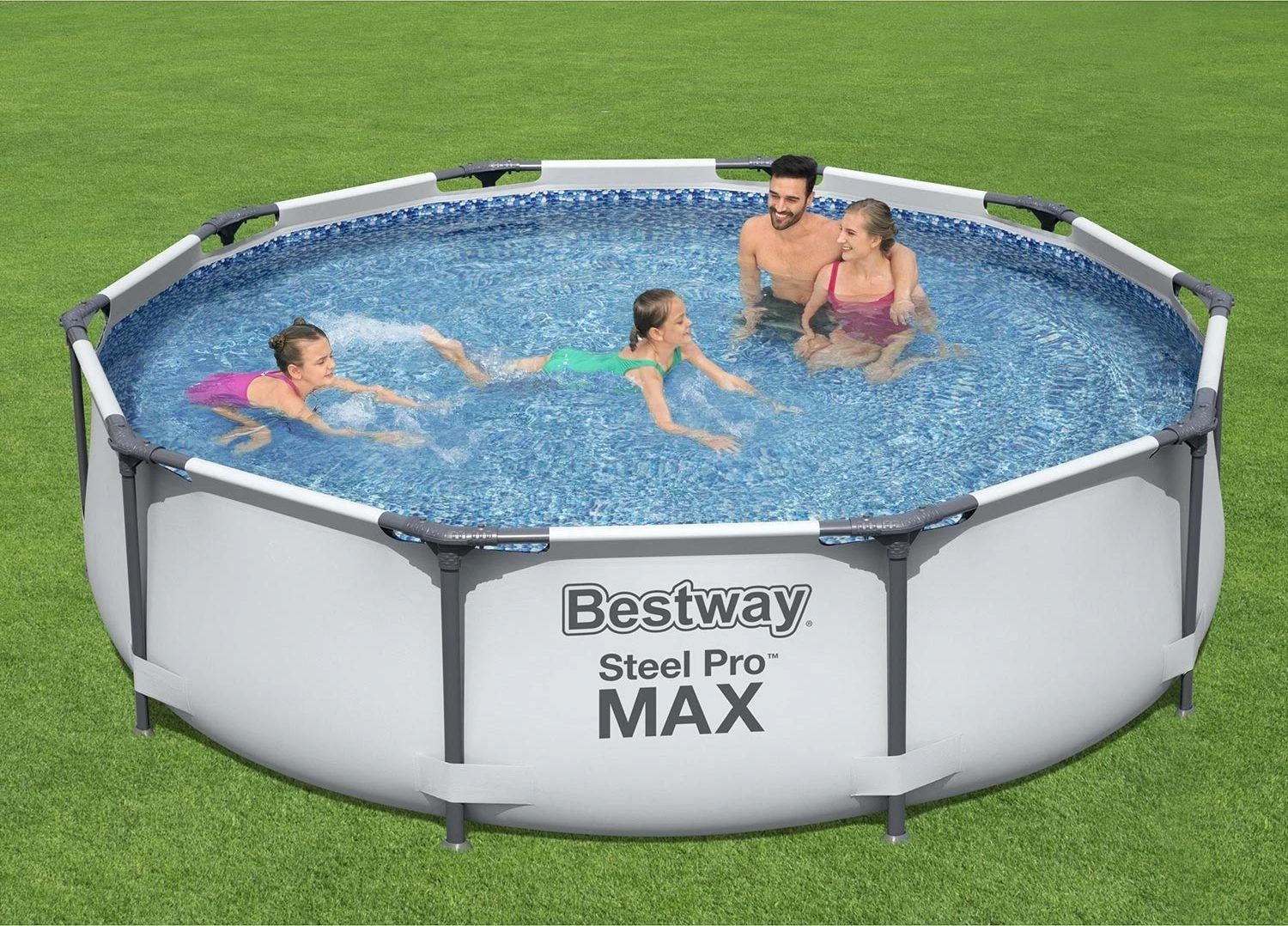 Baseinas su filtro pompa Bestway Steel Pro Max 3