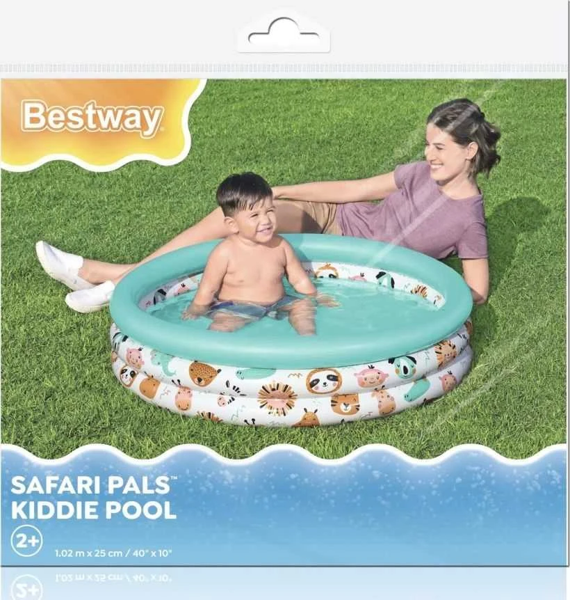 Bestway pripučiamas baseinas Žuvytės 102x25cm (51008)