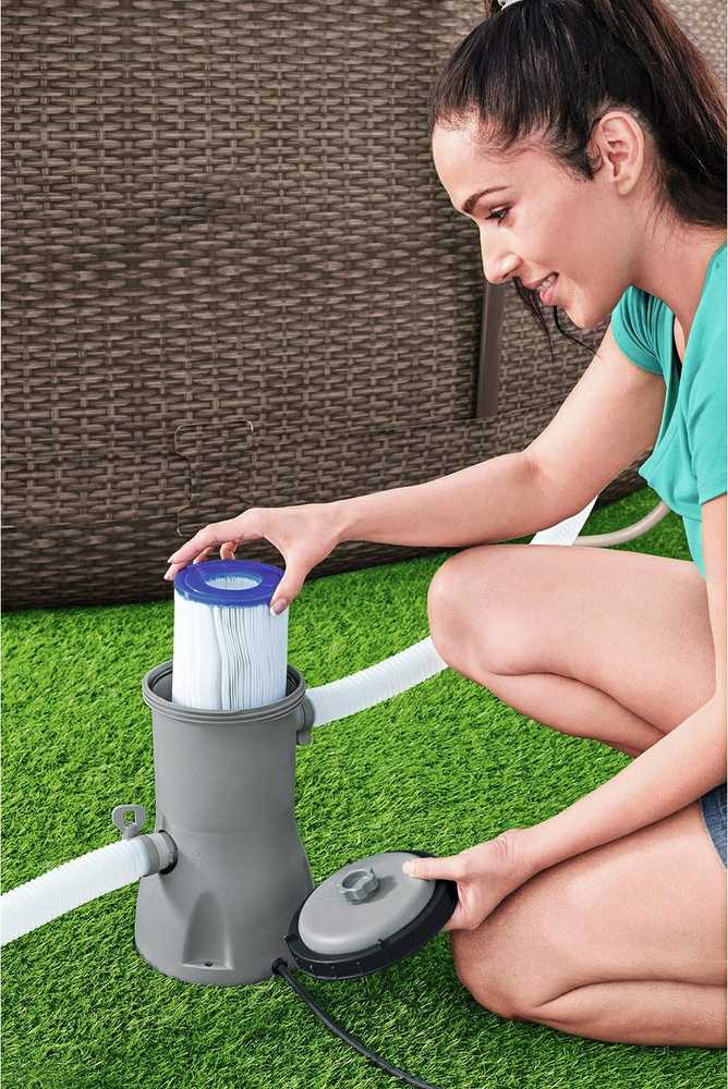 Bestway Flowclear Baseino siurblys su filtru, 3028 l/val.