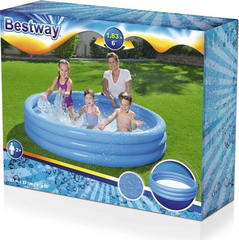 Pripučiamas baseinas Bestway, 183x33 cm, mėlynas