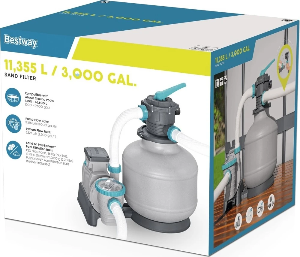 „BestWay“ smėlio filtras „Flowclear“ (11355L)