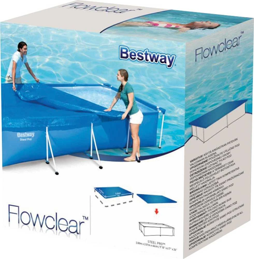 Bestway Flowclear Baseino uždangalas, 304x205x66cm