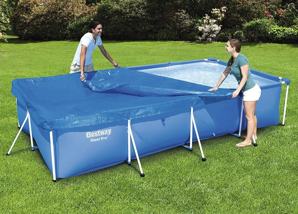 „BestWay“ baseino danga „Flowclear“ (4,00 m x 2,11 m) Mėlyna