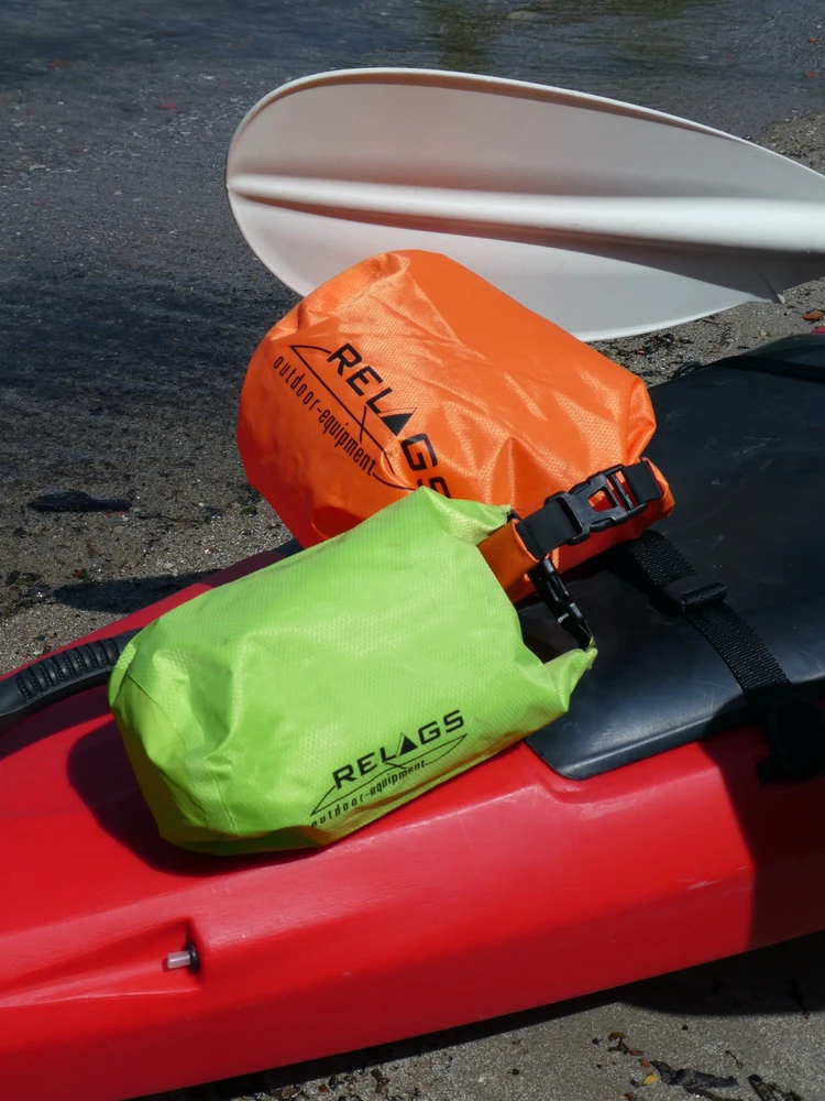 Neperšlampamas maišas BasicNature 210T 5L, oranžinis