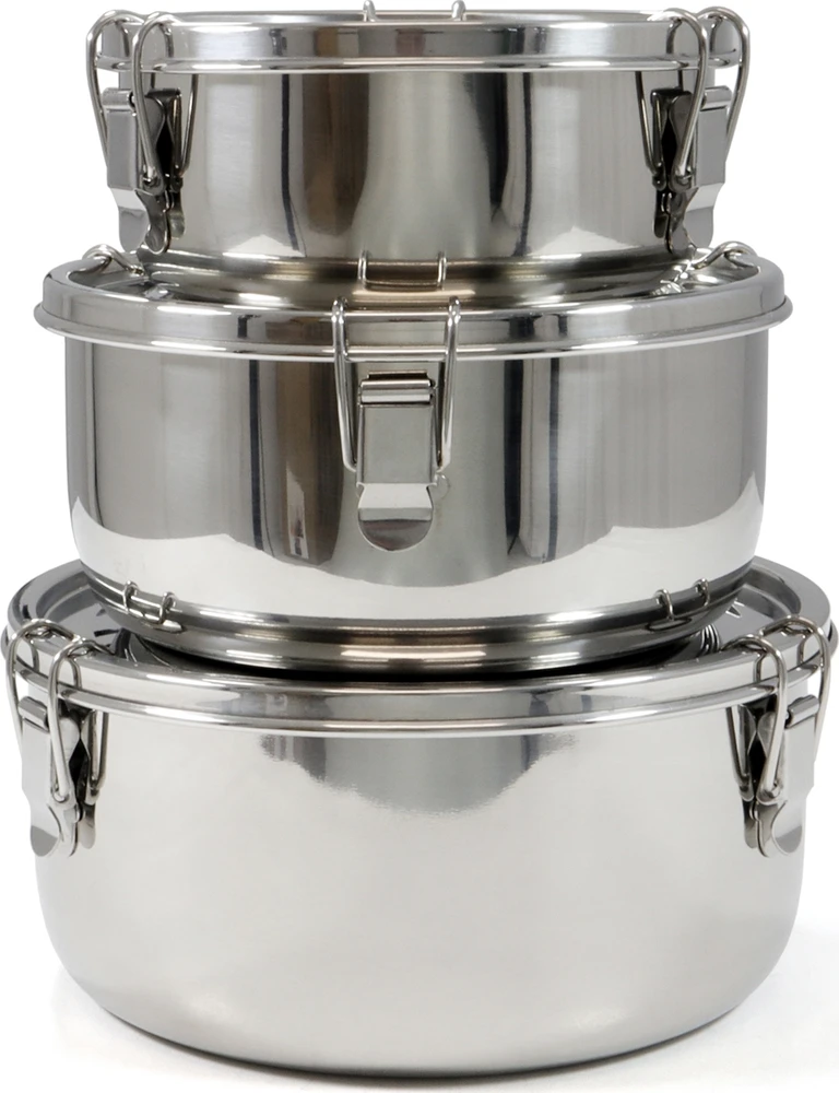 BasicNature Food Container', stainless steel
