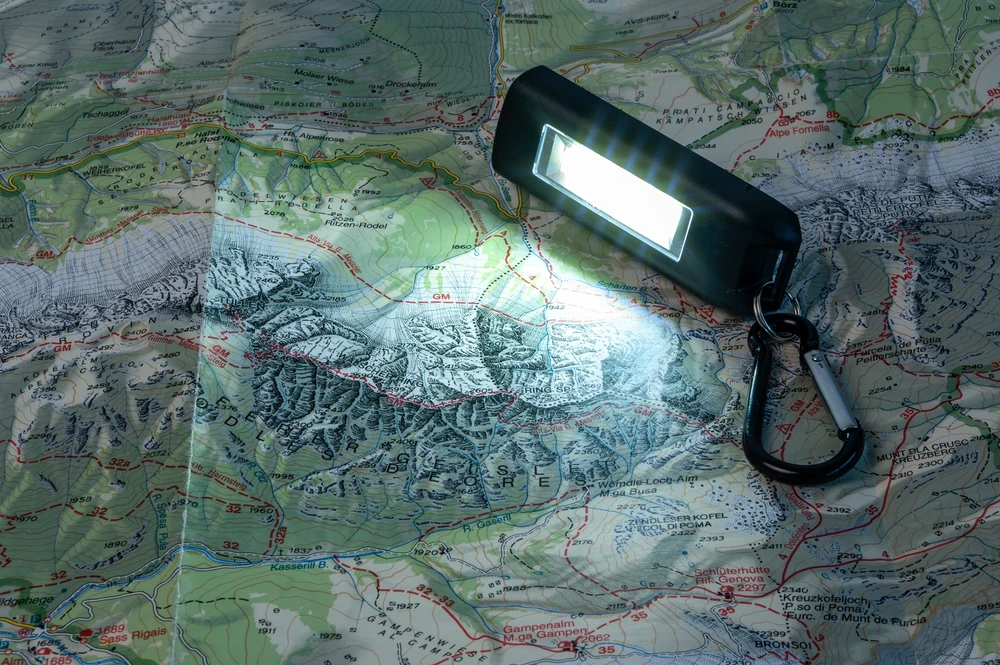 BasicNature LED raktų pakabukas „USB"