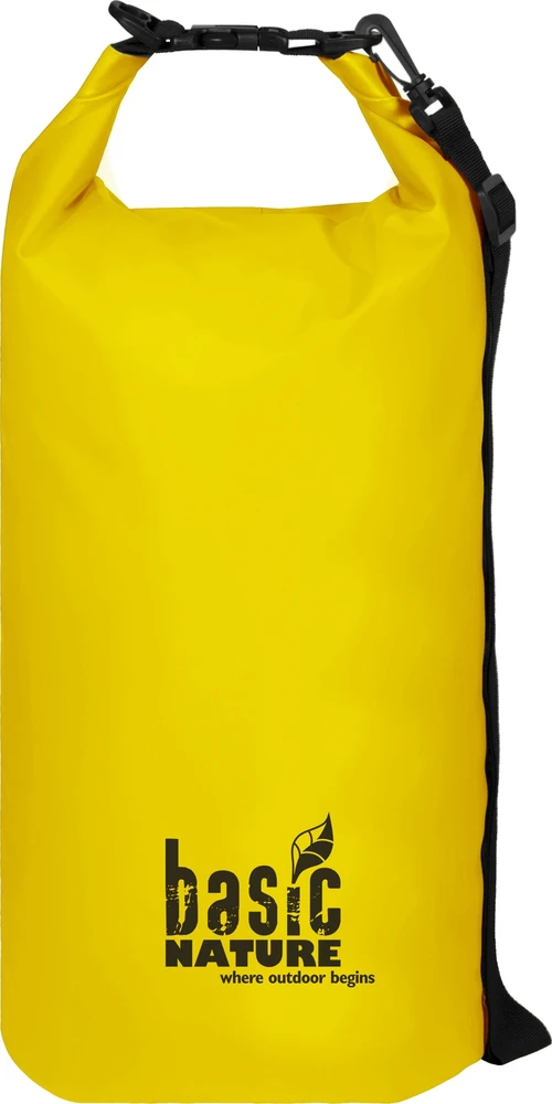 Hermetiškas krepšys BasicNature 500D 10L, geltonas
