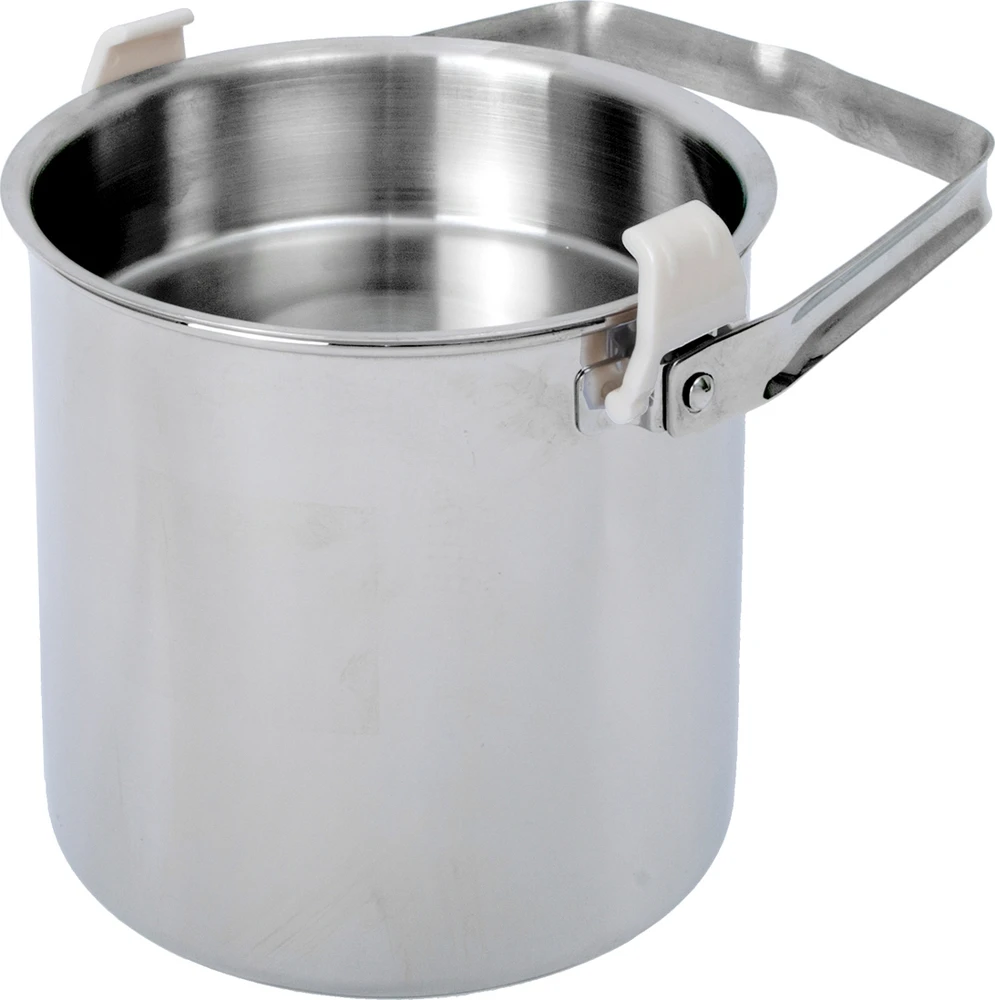 BasicNature Stainless Steel Pot 'Billy Can'