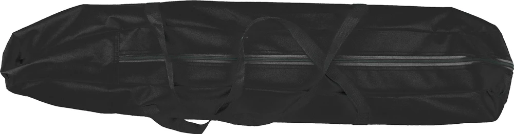 Sulankstomas gultas BasicNature Alu-Campbed, 210x66cm, Juodas
