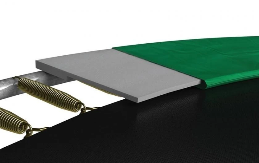 Batutas BERG Favorit Regular 430, žalias, su saugos tinklu Comfort