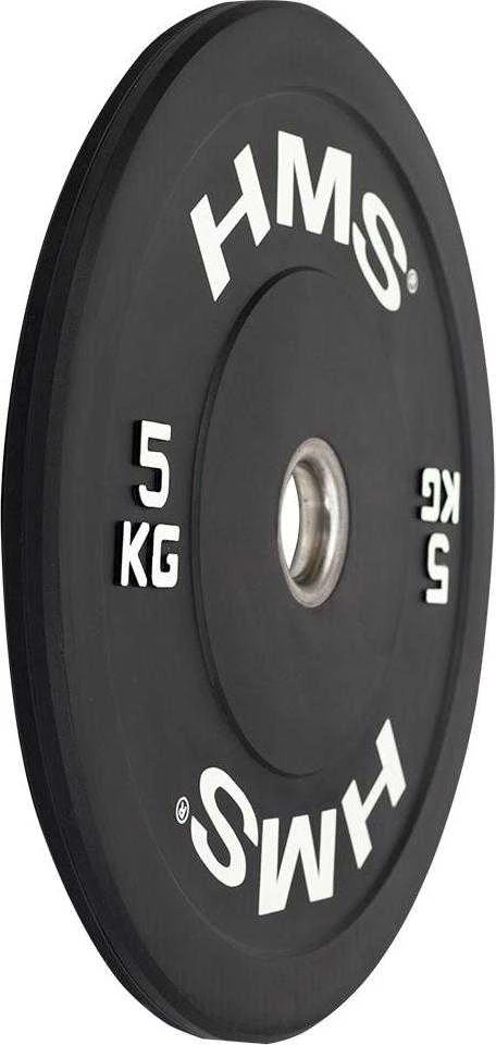 Olimpinis guminis svoris HMS BBR juodas - 15 kg