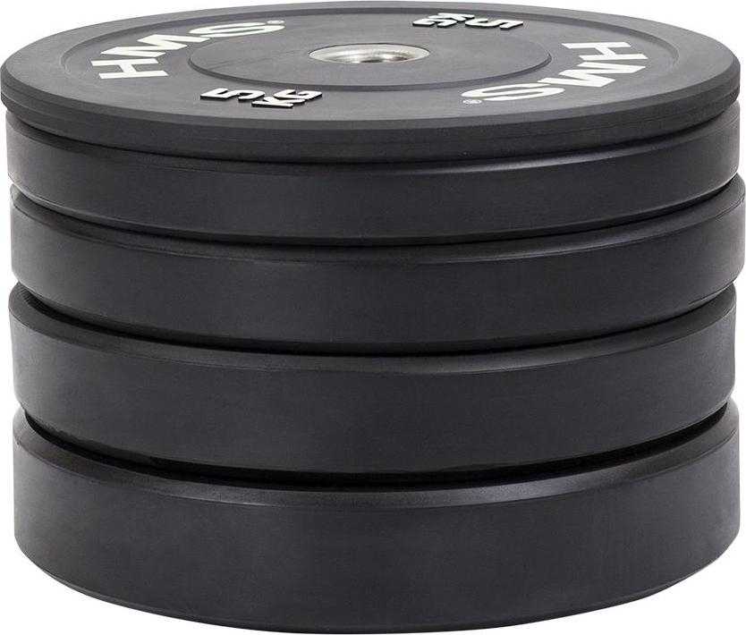 Olimpinis guminis svoris HMS BBR juodas - 20 kg