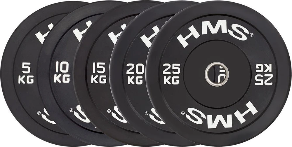 Olimpinis guminis svoris HMS BBR juodas - 5kg