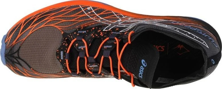 Bėgimo batai Asics Fujispeed M, juodi-oranžiniai