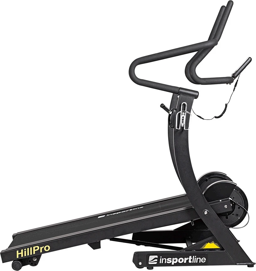 Bėgimo / ėjimo mechaninis takelis inSPORTline Hill Pro (įkalnė iki 13°/23,09%, iki 180kg)