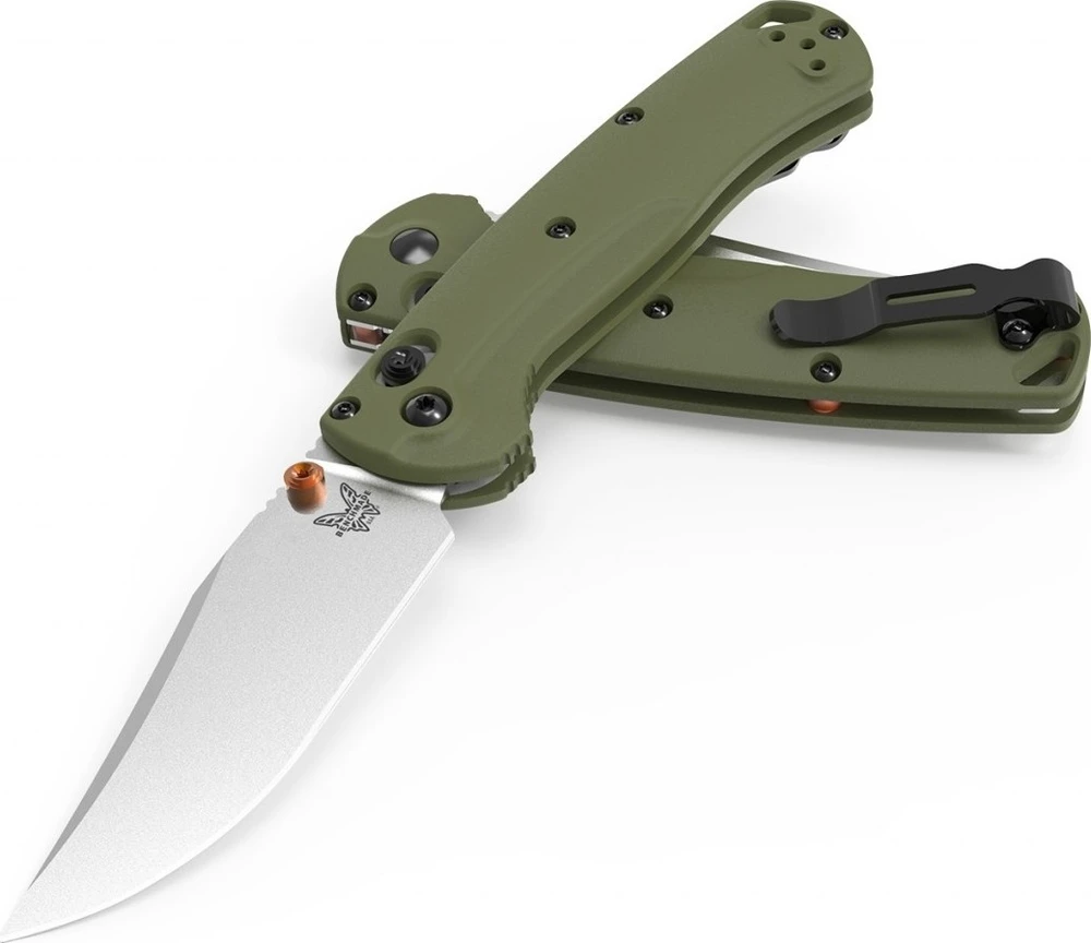 Peilis Benchmade 15534 Mini Taggedout, OD Žalias G10