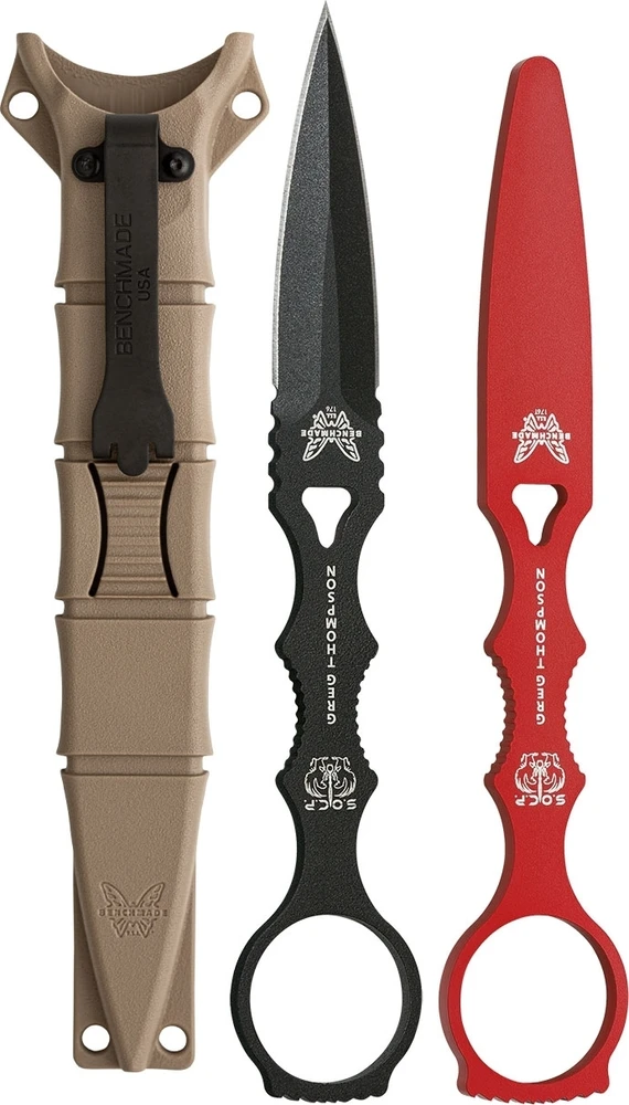 Peilis Benchmade 176BKSNCOM SOCP Dagger su treniruokliu