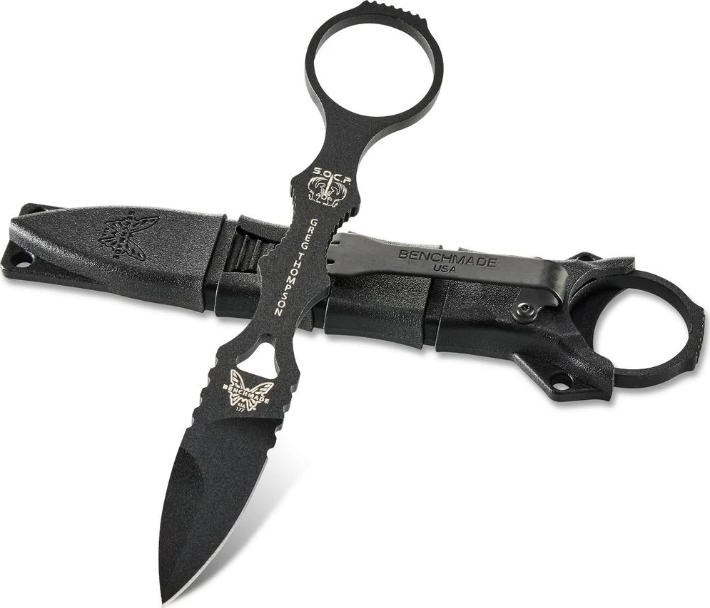 Benchmade 177BK MINI SOCP durklas, vienpusiu ašmenimi