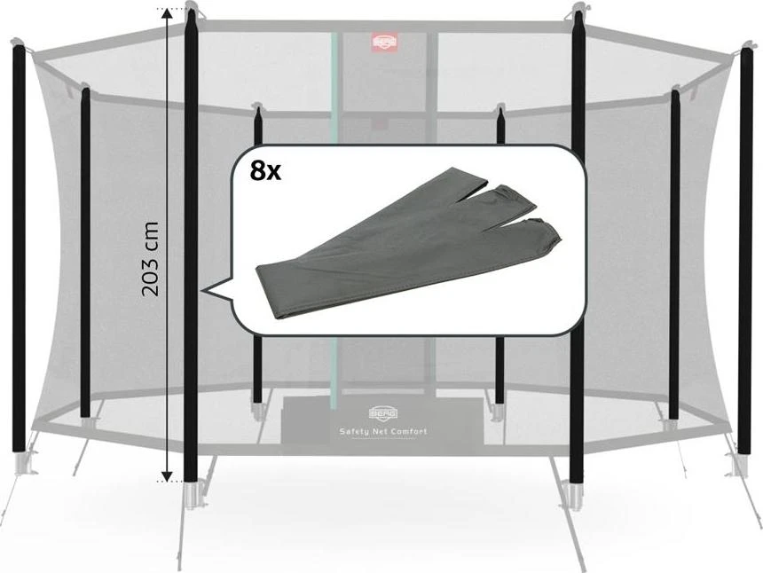 Berg Apsauginio tinklo Comfort movos (203 cm) (8 vnt.)