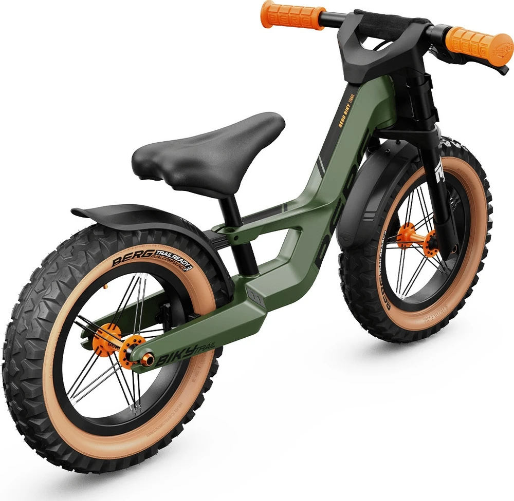 BERG Biky Trail žalias su rankiniu stabdžiu