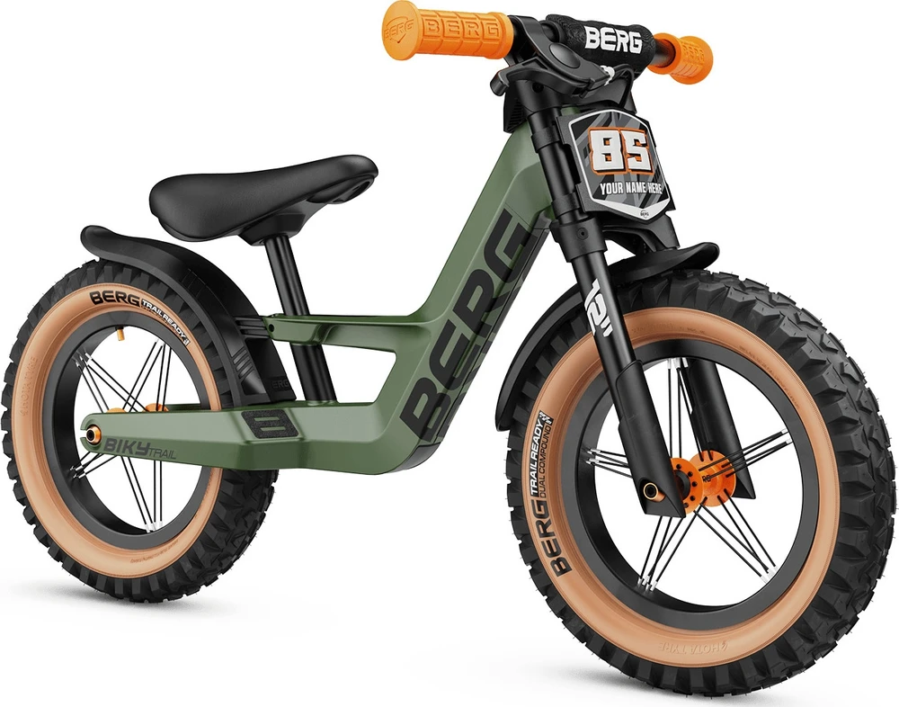 BERG Biky Trail žalias su rankiniu stabdžiu