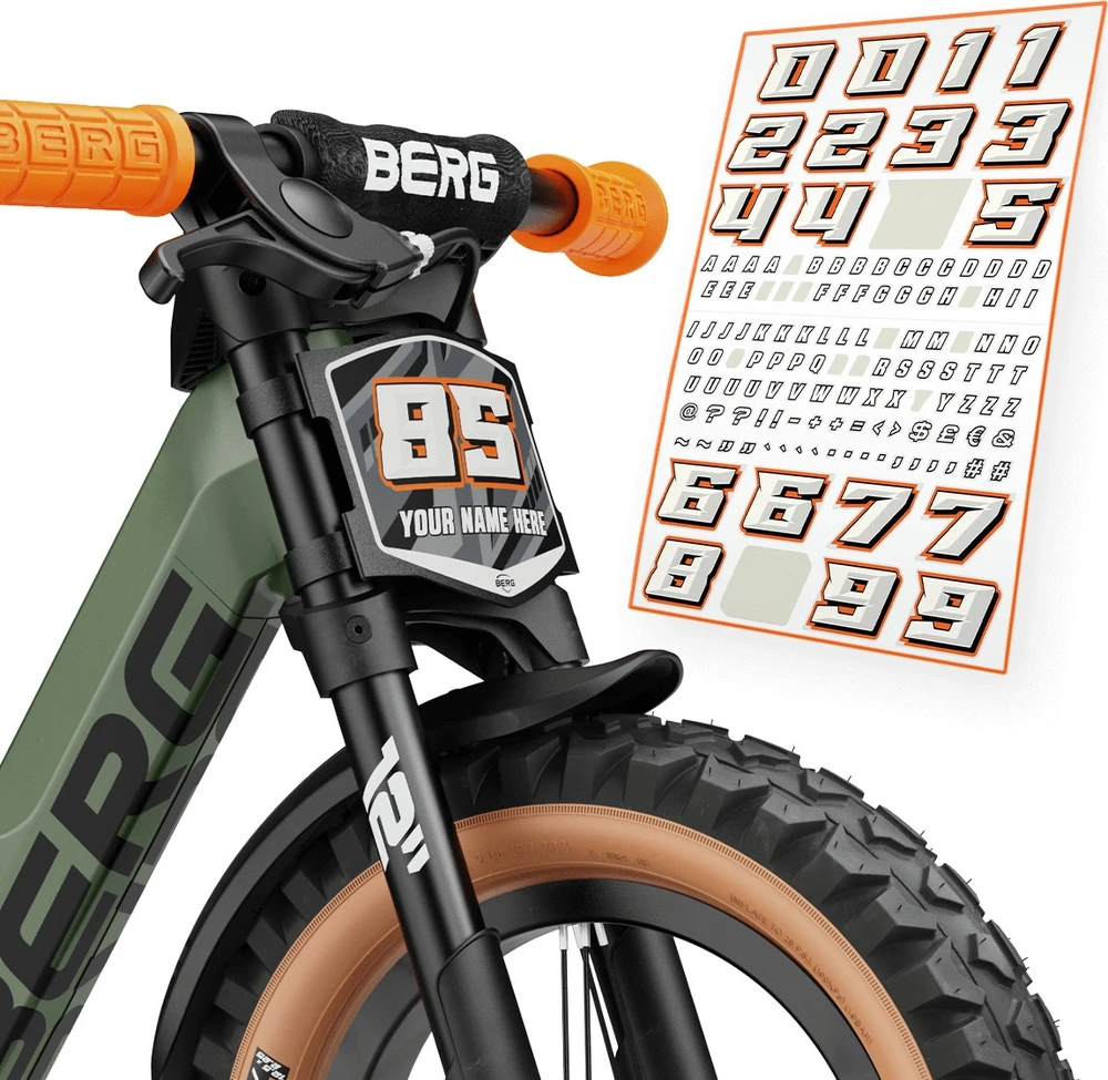 BERG Biky Trail žalias su rankiniu stabdžiu