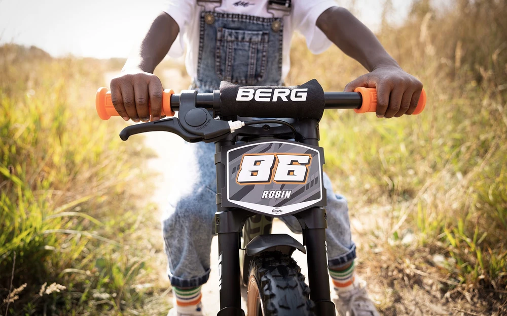 BERG Biky Trail žalias su rankiniu stabdžiu