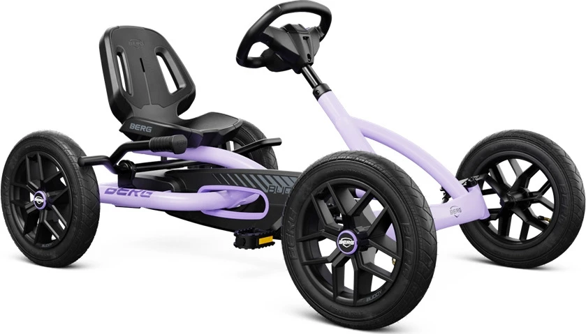BERG Buddy Violetinė kartingas + rankinis stabdys