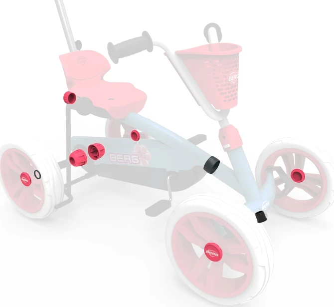Berg Buzzy 2-in-1 plastikinės dalys Bloom
