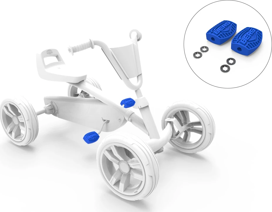 Berg Buzzy pedalas, mėlynas (2 vnt.)