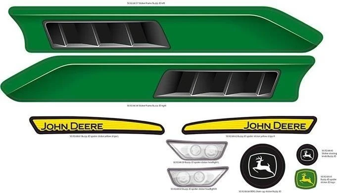 Berg Buzzy lipdukų rinkinys John Deere