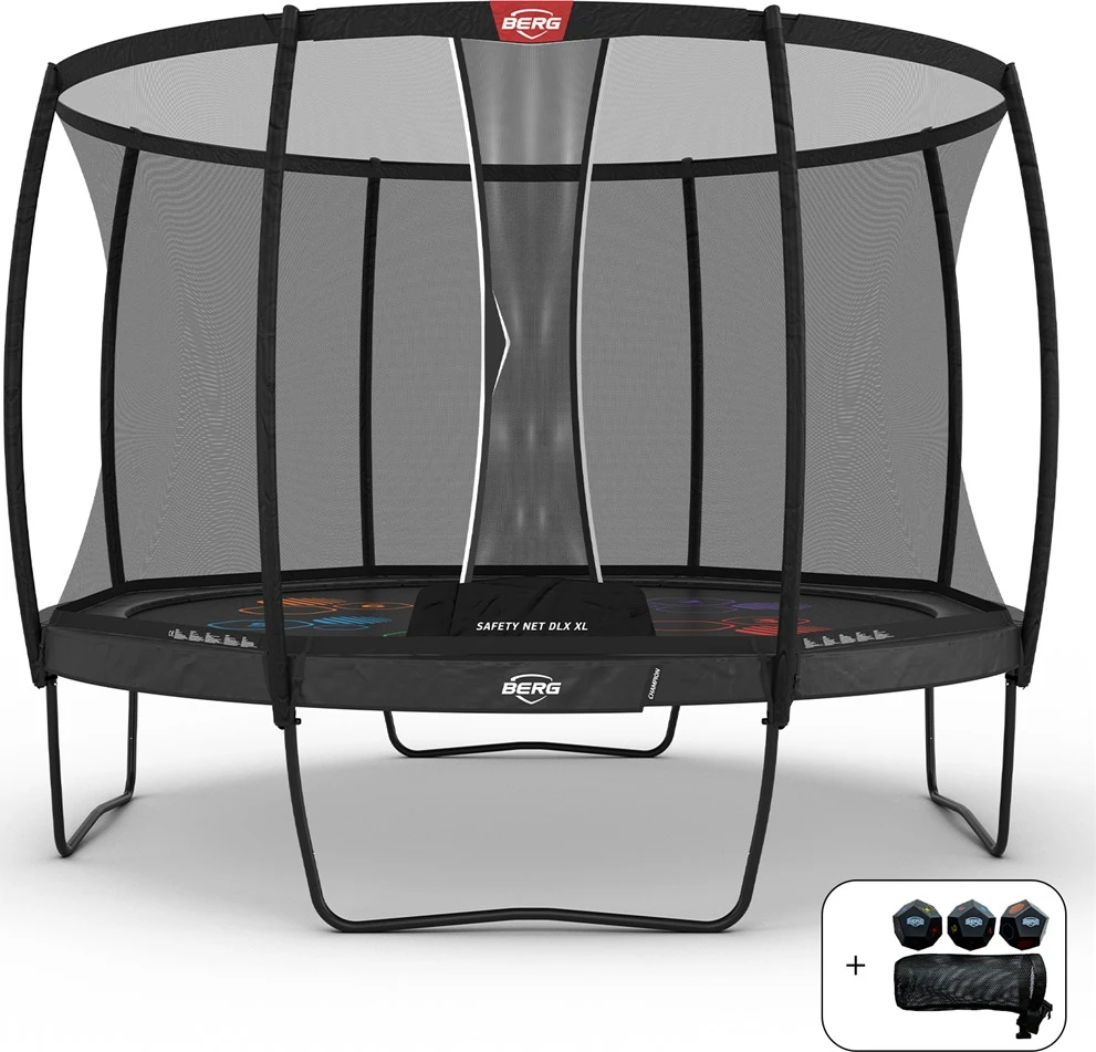 BERG Champion Regular 430 Pilkas Levels + apsauginis tinklas DLX XL