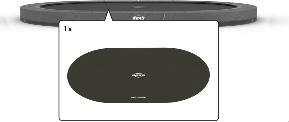 Berg Batuto šuolių kilimėlis Grand Champion 350 (TwinSpring, Airflow Pro)