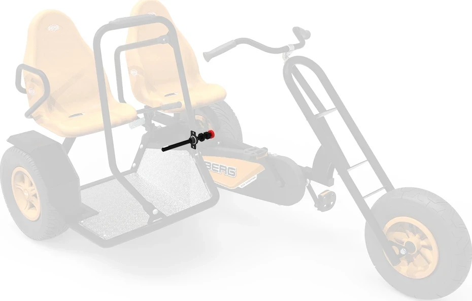 Berg Duo Chopper/Coaster galinė ašis, kairė