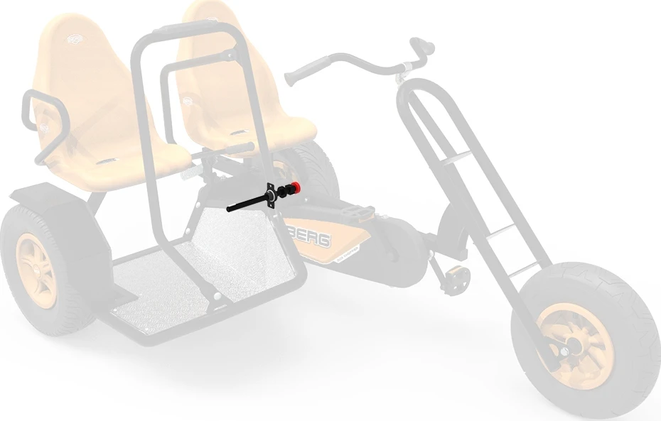 Berg Duo Chopper/Coaster galinė ašis, kairė
