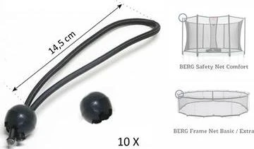Berg Guma su kamuoliuku (145 mm) (10 vnt.)