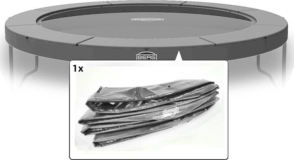 Berg Elite apsauginis kraštų apvadas, pilkas 380 (12,5 ft)