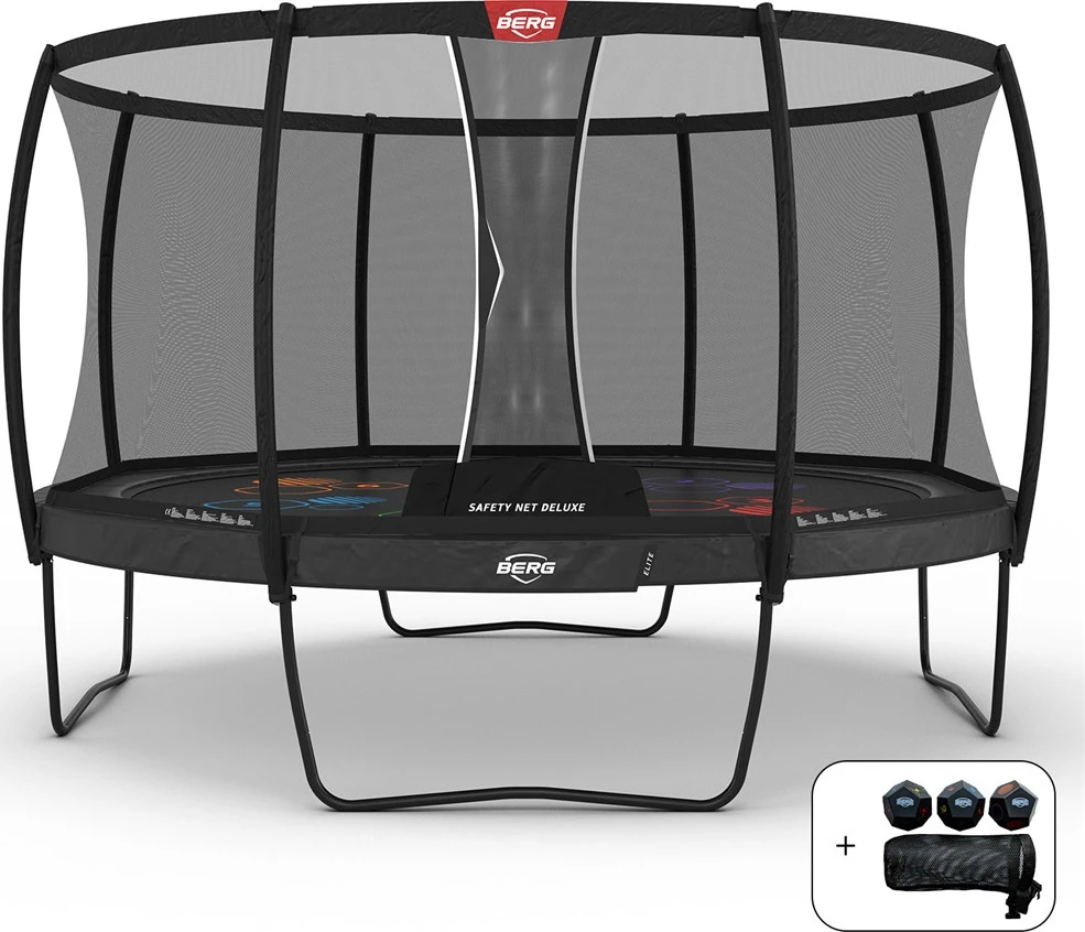 BERG Elite Regular 430 Pilkas Levels + apsauginis tinklas Deluxe