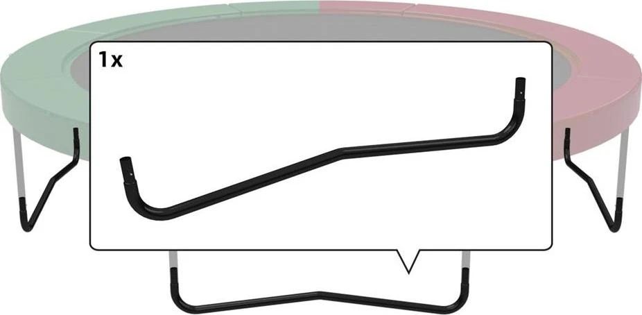 Berg Elite+ W-Leg T-series 430 (14 ft), juodas