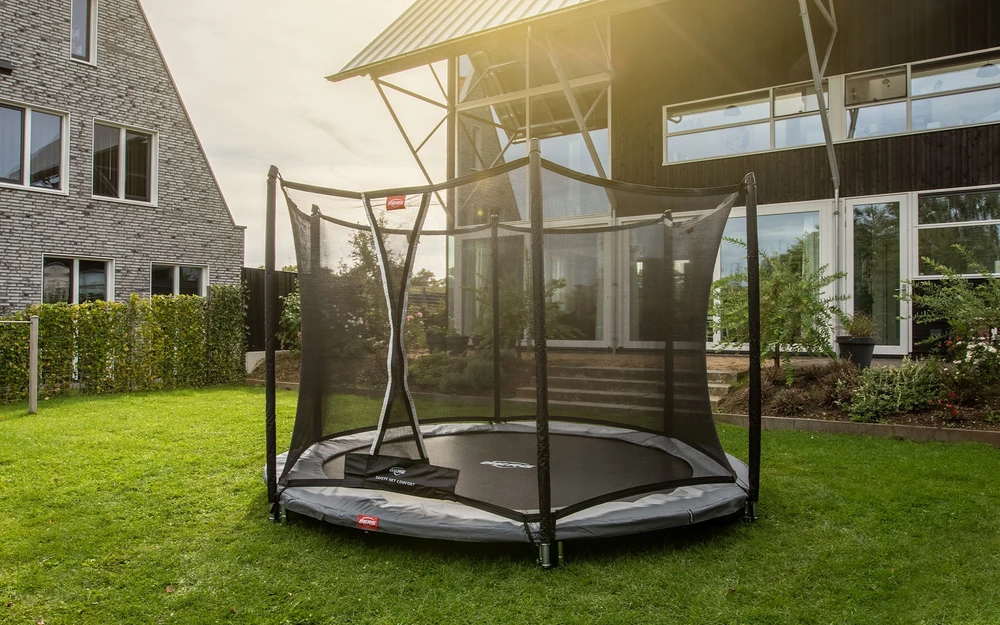 BERG Favorit InGround 330 žalias batutas + apsauginis tinklas Comfort
