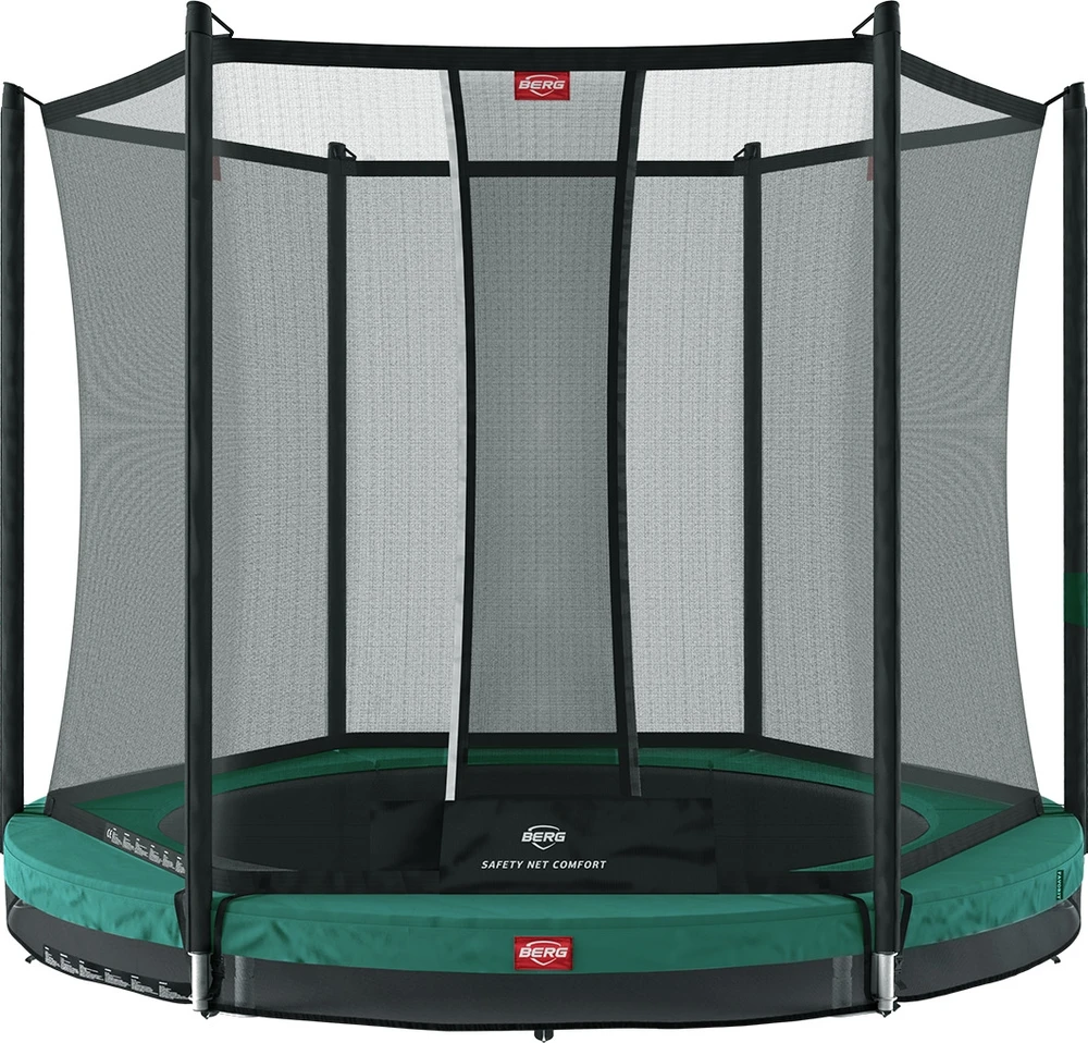 BERG Favorit InGround 330 žalias batutas + apsauginis tinklas Comfort