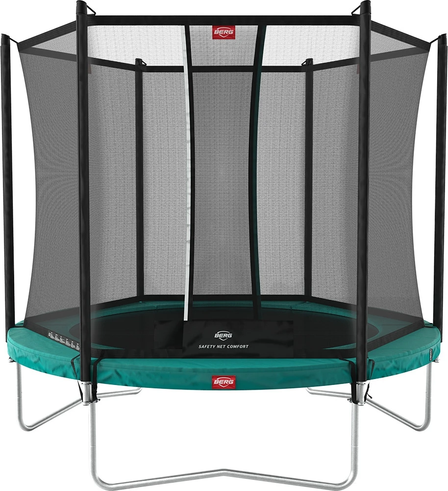 BERG Favorit Regular 330 žalias batutas + apsauginis tinklas Comfort