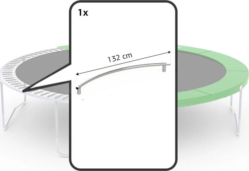 Berg Favorit - suvirintas viršutinis apvadas 330 (132 cm)