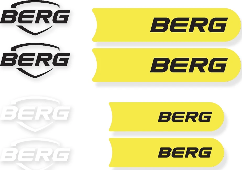 BERG GO Twirl Multicolor lipdukų rinkinys