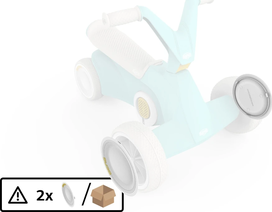 BERG GO² Mint priekinio rato gaubtas (2 vnt.)