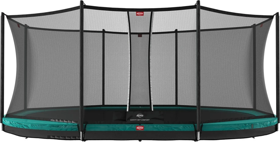BERG Grand Favorit InGround 520 batutas, žalias + apsauginis tinklas Comfort